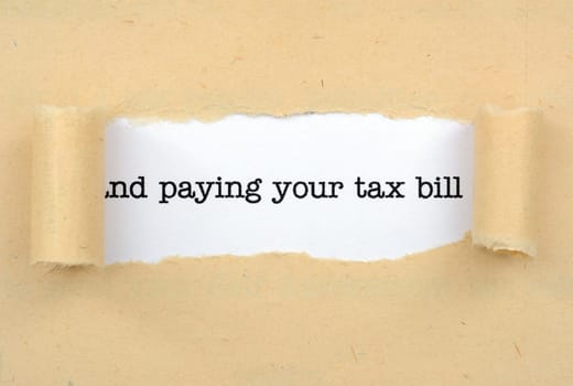 Pay tax bill