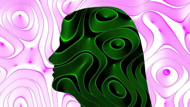 Surreal  Portrait of Woman silhouette,Surreal  Portrait of Woman silhouette