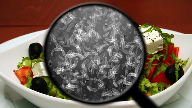 Searching for bacteria in vegetables,Searching for bacteria in vegetables