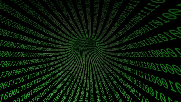 Driving Through Binary Data Tunnel ,Driving Through Binary Data Tunnel