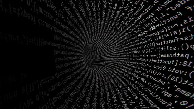 Driving Through Code Data Tunnel ,Driving Through Code Data Tunnel