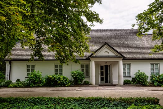 Manor-house in Zelazowa Wola - the Birthplace of Frdric Chopin - Zelazowa Wola. Masovia, Poland on 19 August 2021
