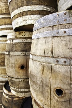 Alcoholic beverage storage detail, cellar