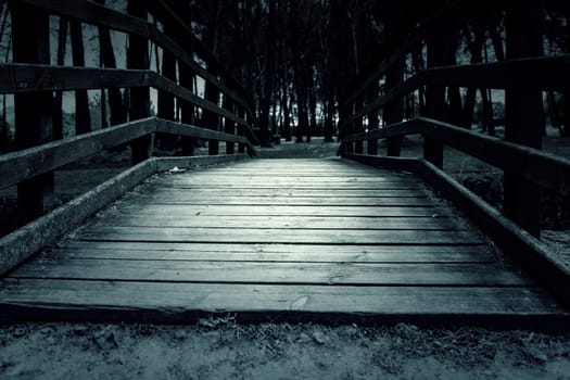 Detail of walkway for pedestrians, path and sport in nature