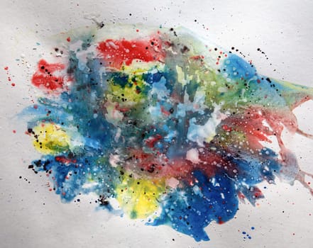 watercolor stain abstract real paint background pastel composition art design splash illustration