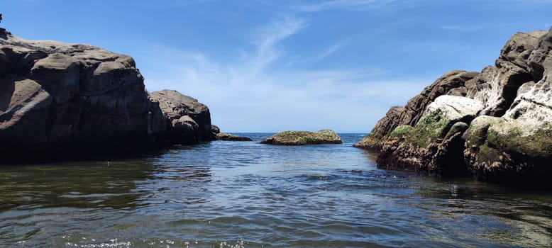 Nanya Strange Rocks, New Taipei City - Jul 27, 2022 : Strange rocks and rocks stretching hundreds of meters, can be said to be Bamboo Shoot Rock, Ice Cream Rock, Sea Dog Rock, etc. in the Natural Geology Classroom, Xinshi, Taiwan