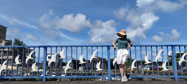 Gongliao Fishing Port, New Taipei City - Jul 27, 2022 : Located in Gongliao District and Miri Longdong Bay, surrounded by mountains on three sides and only facing the sea in the northeast to form a natural small bay, New Taipei City, Taiwan