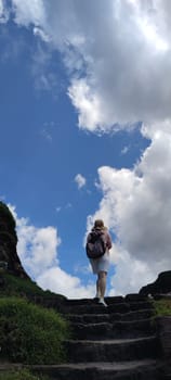 Nanya Strange Rocks, New Taipei City - Jul 27, 2022 : Strange rocks and rocks stretching hundreds of meters, can be said to be Bamboo Shoot Rock, Ice Cream Rock, Sea Dog Rock, etc. in the Natural Geology Classroom, Xinshi, Taiwan