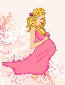 Beautiful pregnant girl