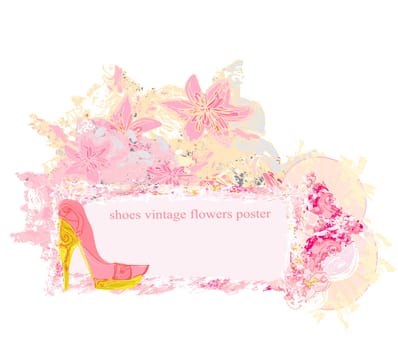 shoes vintage poster
