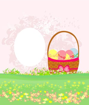 happy easter border.