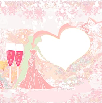 Ballroom dancers - invitation