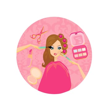 Make-up girl