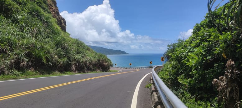 Peony Township, Pingtung County - 9 Jul, 2022 : Kenting, Xuhai beautiful scenery in the south of Taiwan, Xuhai, Kending, Pingtung County