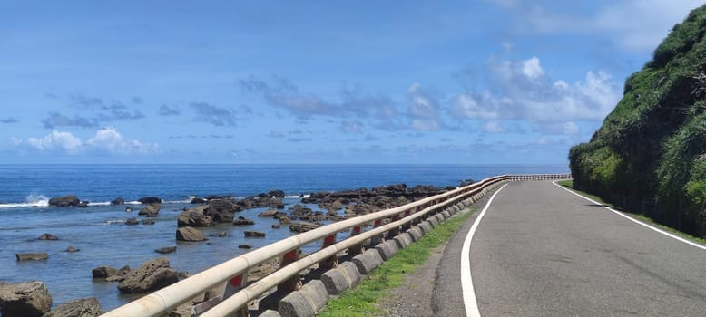 Peony Township, Pingtung County - 9 Jul, 2022 : Kenting, Xuhai beautiful scenery in the south of Taiwan, Xuhai, Kending, Pingtung County