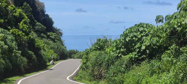 Peony Township, Pingtung County - 9 Jul, 2022 : Kenting, Xuhai beautiful scenery in the south of Taiwan, Xuhai, Kending, Pingtung County