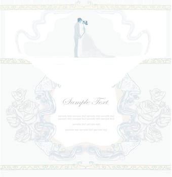 elegant wedding invitation