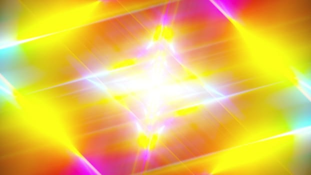 Abstract neon lights. Computer generated 3d render