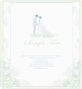 elegant wedding invitation