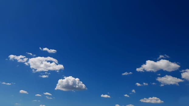 Blue sky with white clouds