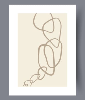 Minimalistic hand drawn wall art banners. Minimal Scandinavian designs for interior. Printable abstract wall posters. Vector illustration.