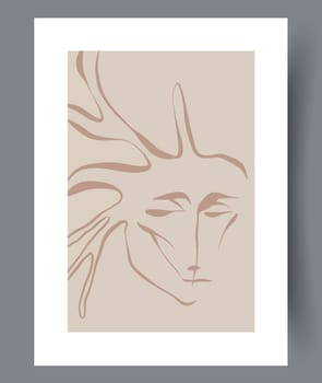 Minimalistic hand drawn wall art banners. Minimal Scandinavian designs for interior. Printable abstract wall posters. Vector illustration.