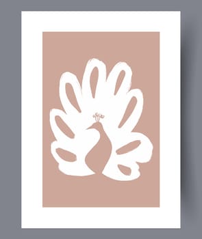Minimalistic hand drawn wall art banners. Minimal Scandinavian designs for interior. Printable abstract wall posters. Vector illustration.