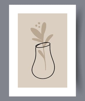 Minimalistic hand drawn wall art banners. Minimal Scandinavian designs for interior. Printable abstract wall posters. Vector illustration.