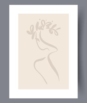 Minimalistic hand drawn wall art banners. Minimal Scandinavian designs for interior. Printable abstract wall posters. Vector illustration.