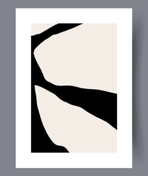 Minimalistic hand drawn wall art banners. Minimal Scandinavian designs for interior. Printable abstract wall posters. Vector illustration.