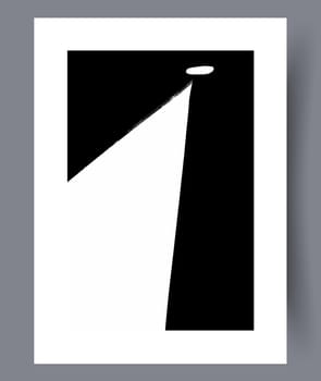 Minimalistic hand drawn wall art banners. Minimal Scandinavian designs for interior. Printable abstract wall posters. Vector illustration.
