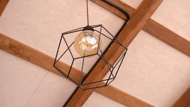 Ceiling light bulbs. vintage lamp, bulb decorative in home.