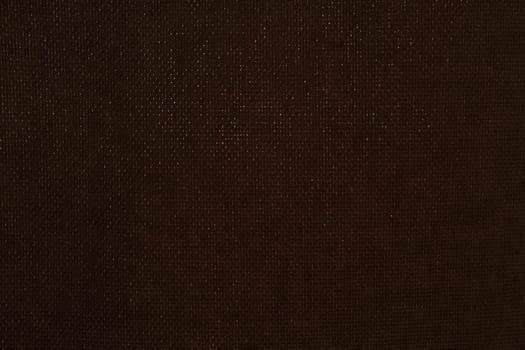 Brown canvas grunge background texture dark brown fabric.