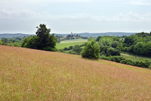 Naturschutzgebiet Kuttenberg - Blick auf Eschweiler, Nordrhein-Westfalen, Deutschland, Bad Münstereifel