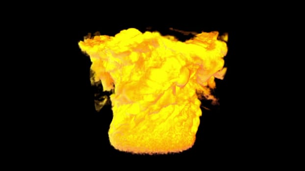 Fire tornado. Computer generated 3d render
