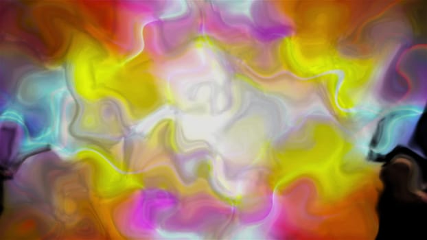 Waving abstract. Computer generated 3d render
