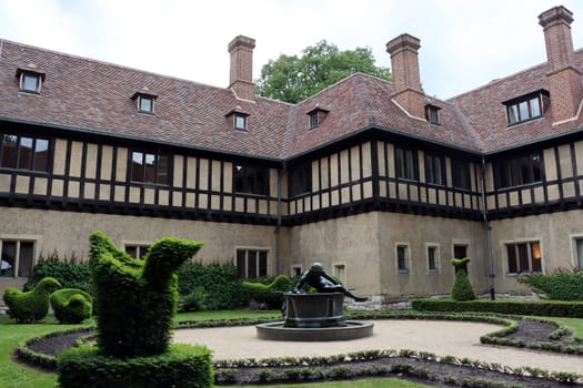Schloss Cecilienhof historische Stätte der Potsdamer Konferenz 1945, Brandenburg, Deutschland, Potsdam