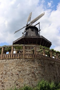 Historische Mühle von Sanssouci mit Mühlenmuseum, Brandenburg, Deutschland, Potsdam