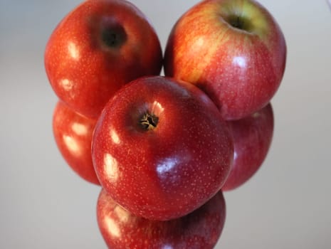 delicious natural red apples tasty beautiful temptation fruit vitamins