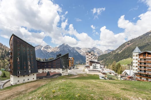 Winter resorts. Foppolo (BG), ITALY - May 11, 2022
