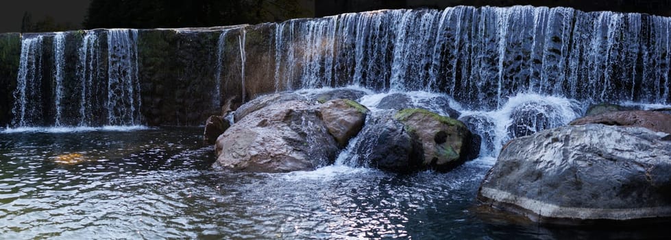 Waterfall, coastline, natural, cool, view, destination, alpine, open air, spray