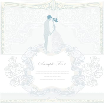 elegant wedding invitation