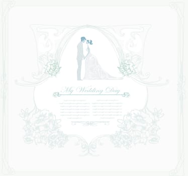 elegant wedding invitation