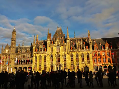 Market Square in Bruges, Belgium