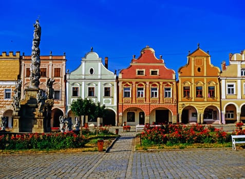 Main Square in Telc, Czech Republic