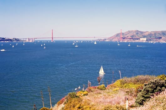 Golden Gate Bridge in San Francisco, California