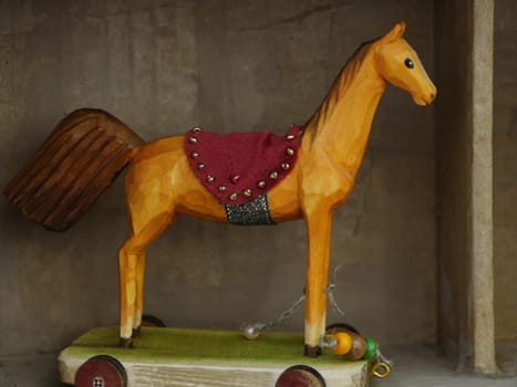 horse gurney handmade wooden toy