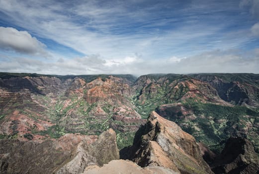 Kauai Waimea Canyon State Park landscape