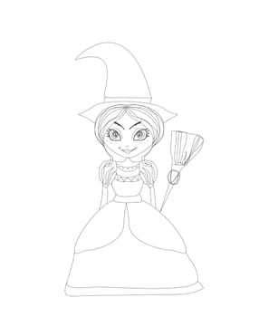beautiful little witch