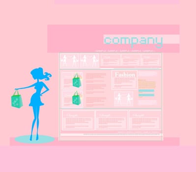 Fashion shopping Website template